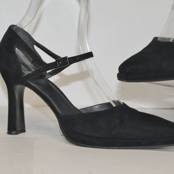 Way Sexy Suede Platform Ankle Strap Heels Shoes - Picture 4 of 11